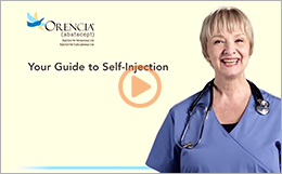 click to watch how to use the prefilled syringe