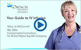 click to watch what to expect from your IV infusion